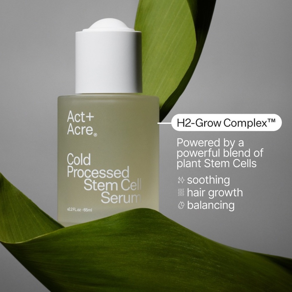 🍃 ACT+ACRE Cold Processed Stem Cell Scalp Serum 30ml - Picture 2 of 12
